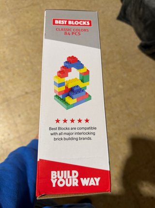 Best Blocks Bloques Construcción 84 Piezas