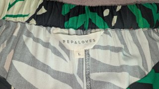 Pantalón Pepaloves Estampado Floral Talla L. Nuevo