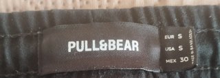 Pantaloncino cargo Pull&Bear da uomo nero