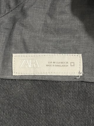 Bermuda vaquera baggy negra y gris