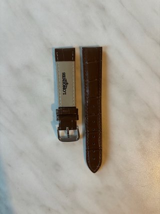 Cinturino Longines 18mm Marrone Coccodrillo