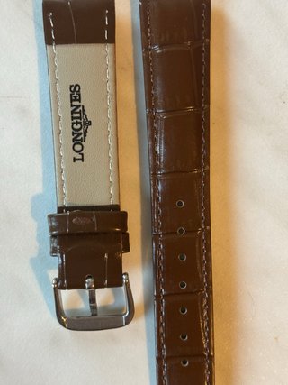 Cinturino Longines 18mm Marrone Coccodrillo