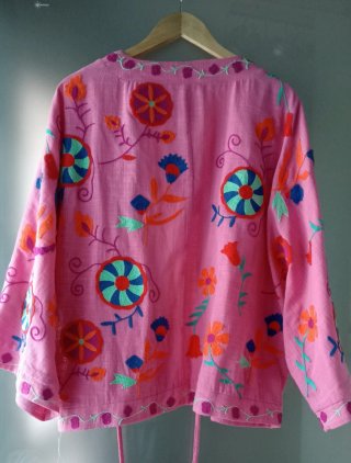 Zara Kimono Estampado Flores Manga Ancha