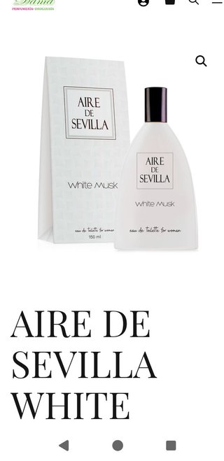 Perfume Aire de Sevilla White Musk 150ml