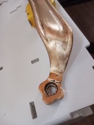 Maniglia portone ottone primi '900