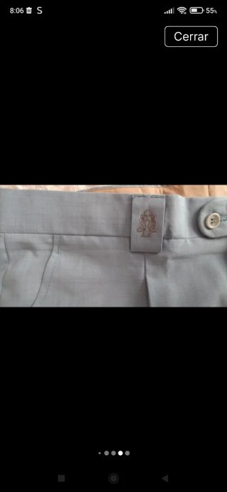 Pantaloni eleganti blu da uomo