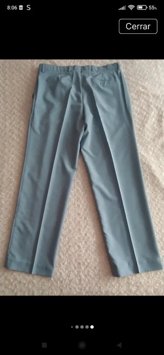 Pantaloni eleganti blu da uomo