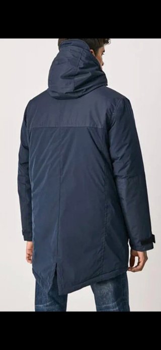 Abrigo Pepe Jeans azul marino y turquesa