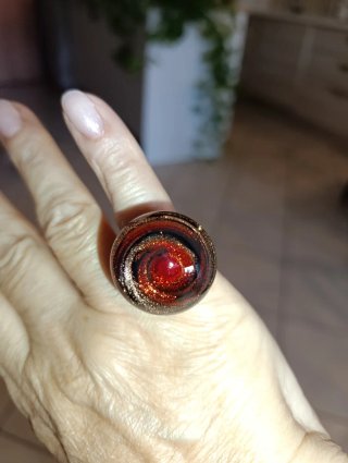 Anello Galassia Did'Murano Argento 925
