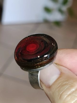 Anello Galassia Did'Murano Argento 925