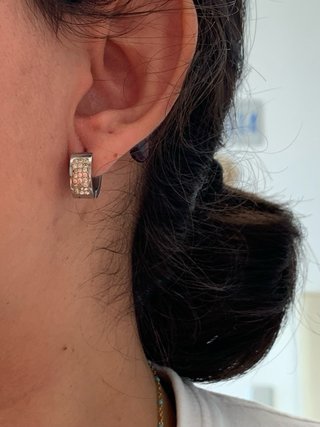Pendientes Acero Inoxidable Brillantes