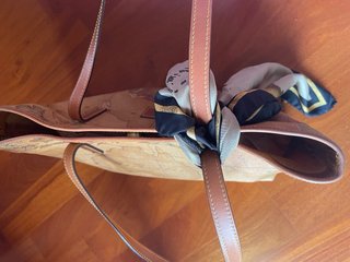 Borsa con stampa mappa a spalla