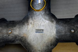 Crucifijo Eberle Antiguo Lobulado Bitono