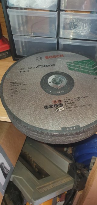 Disco de corte  radial 230 para piedra