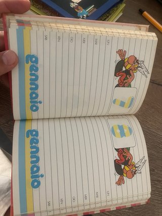 Diario vintage Asterix 1988 Virca