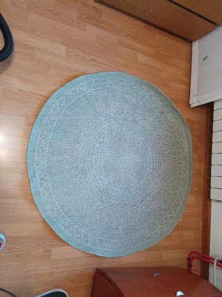 Alfombra Redonda Estilo Mandala