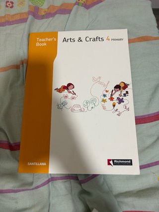 Libro de profesor de art and crafs de 4 de primari