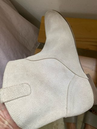 Botines de piel Boquie beige