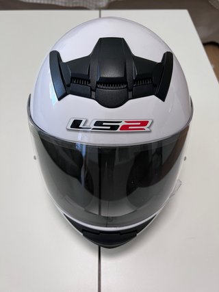 Casco Moto LS2 Talla S Blanco.Sin uso