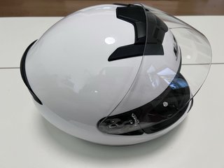 Casco Moto LS2 Talla S Blanco.Sin uso