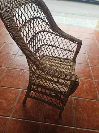 Sillón Trono Mimbre