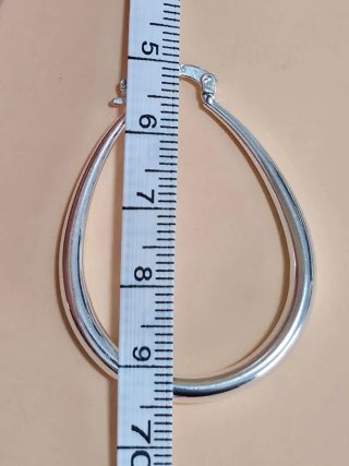 Pendientes /Aro Ovalados -Plata 925