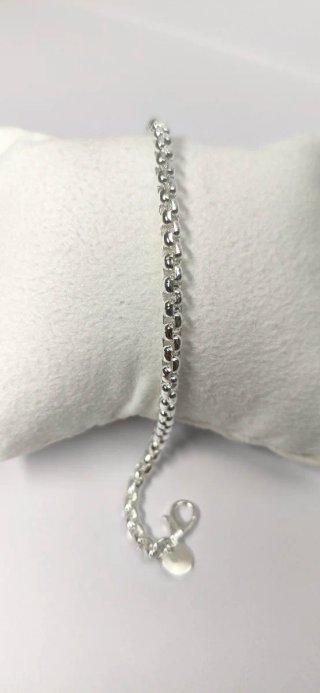 Pulsera Plata Eslabón Veneciano