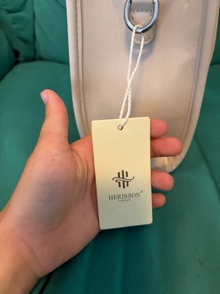 Borsa Tote Effetto Rafia Beige Nuova
