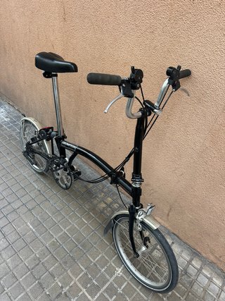 Brompton 6 Velocidades Negra
