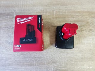 Batería Milwaukee M12 12V 6.0Ah