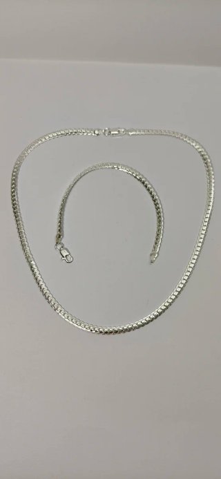 Conjunto Plata Collar y Pulsera