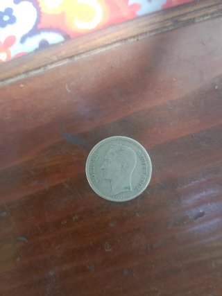 Moneda Antigua Venezuela 50 Centimos 1954