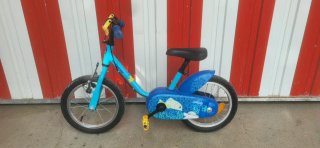 Bicicleta infantil 14 azul