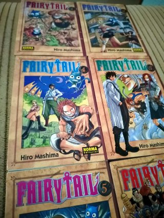 Lote Manga Fairy Tail (Tomos 1 al 6)