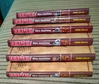 Lote Manga Fairy Tail (Tomos 1 al 6)