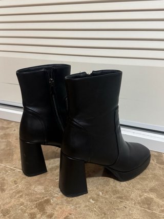 Botines negros tacón plataforma