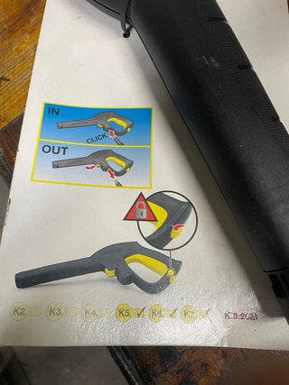 Pistola Karcher para hidrolimpiadora