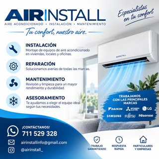 Instalación aire acondicionado
