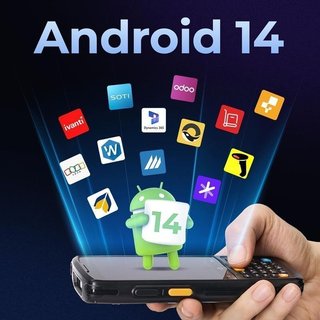 PDA Scaner códigos barras Android 14 teclado NUEVO