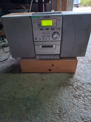 Radio Cassette Sony CMT-EP30 Plata