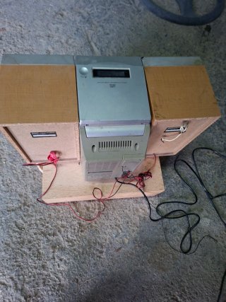 Radio Cassette Sony CMT-EP30 Plata