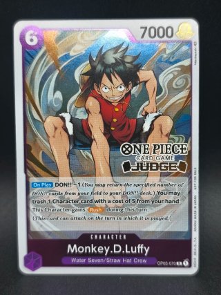 Monkey D Luffy OP03-070 Judge Carta
