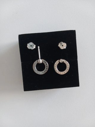 Pendientes Pandora Aro Circonitas Plata
