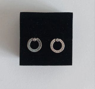 Pendientes Pandora Aro Circonitas Plata