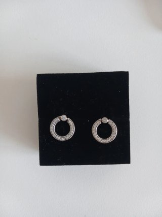 Pendientes Pandora Aro Circonitas Plata