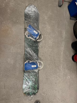Tabla de Snowboard con Fijaciones Azules