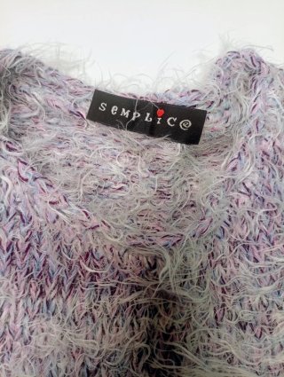 Conjunto Semplice Jersey y Rebeca Morado Talla L