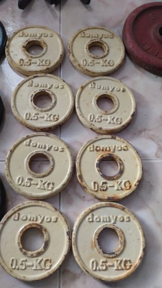 Discos de pesas y barras