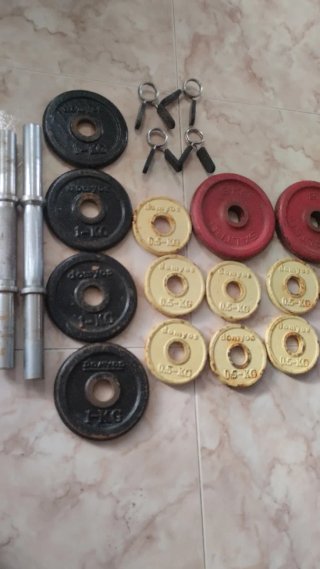 Discos de pesas y barras