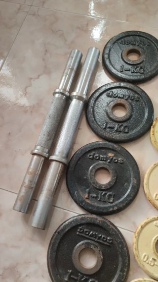 Discos de pesas y barras